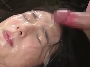 awesome bukkake cum cumshot facials fetish japanese kiss sperm asian