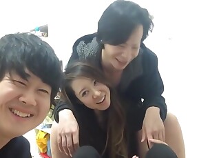 fetish foot-fetish japanese pov threesome asian