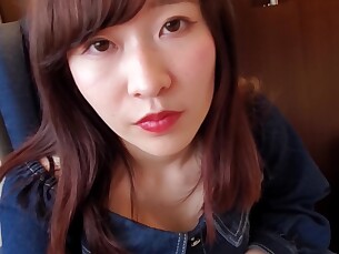 brunette busty cumshot hd japanese pov uncensored asian