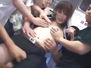 babe beauty gang-bang public really squirting asian